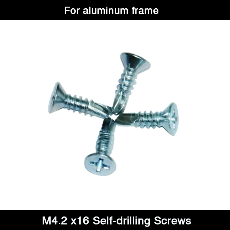 300Pcs/Lot M4.2x16 Self-drilling Screws for LED Display Advertising Screen Aluminum Frame Mounting