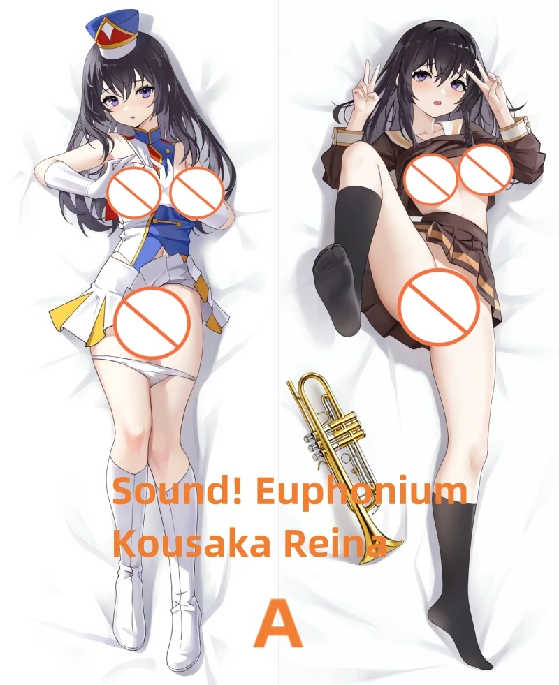 Dakimakura Anime Pillow Case Sound! Euphonium Kousaka Reina Double-sided Print Of Life-size Body Pillowcase Gifts Can be