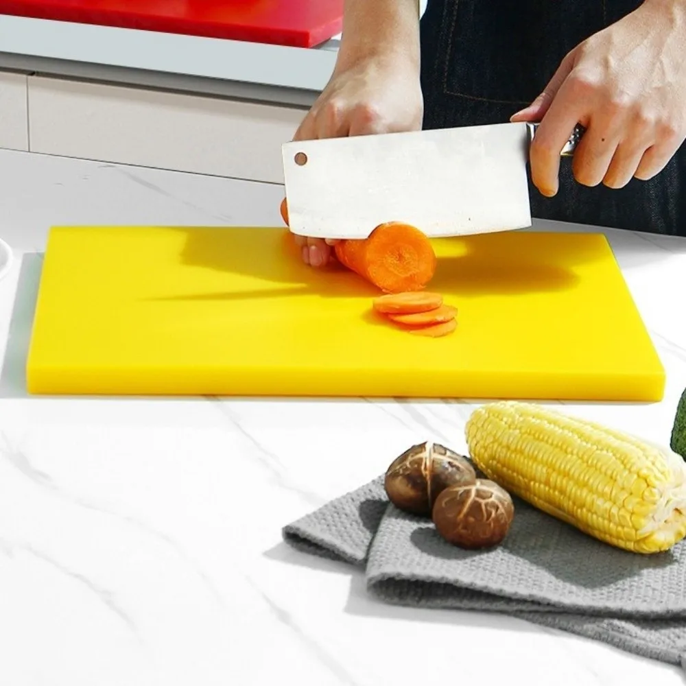 

Multi-Purpose Non-Slip Plastic Cutting Board Square Thickened Charcuterie Board Antimildew Cutting Plate Mat Hotel
