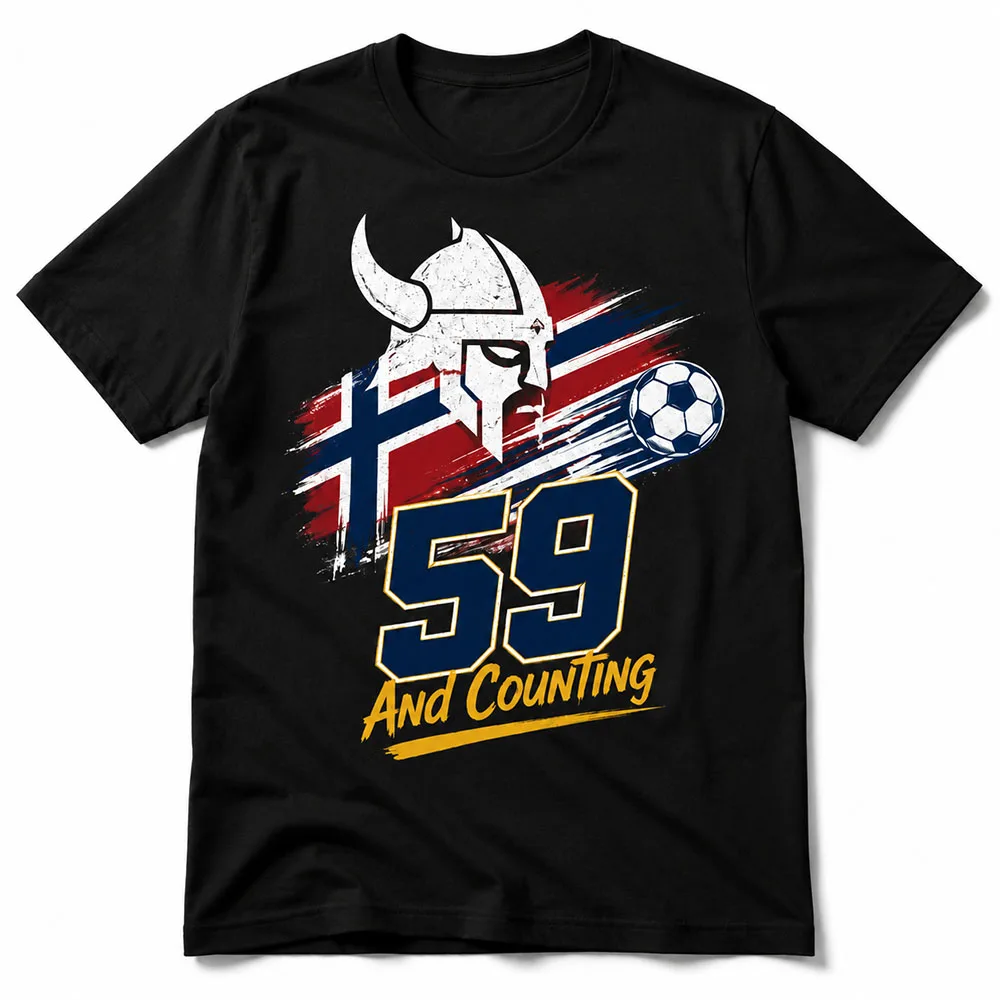 Football Match Day Soft Cotton T Shirt Global Clash Viking Helmet Graphic Stadium Fan Wear Casual Tee