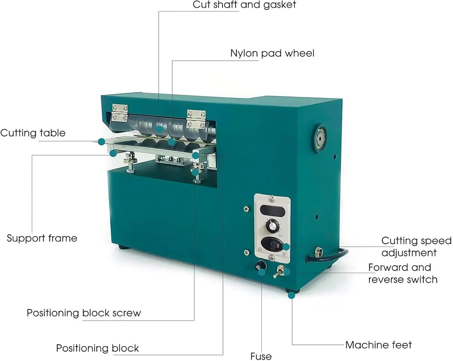 Leather Shoes Bag Paper Electric 90w Leather Skiver Strap Slitter Cutting Tool Cutter Leather Automatic Tape Slitting Machine