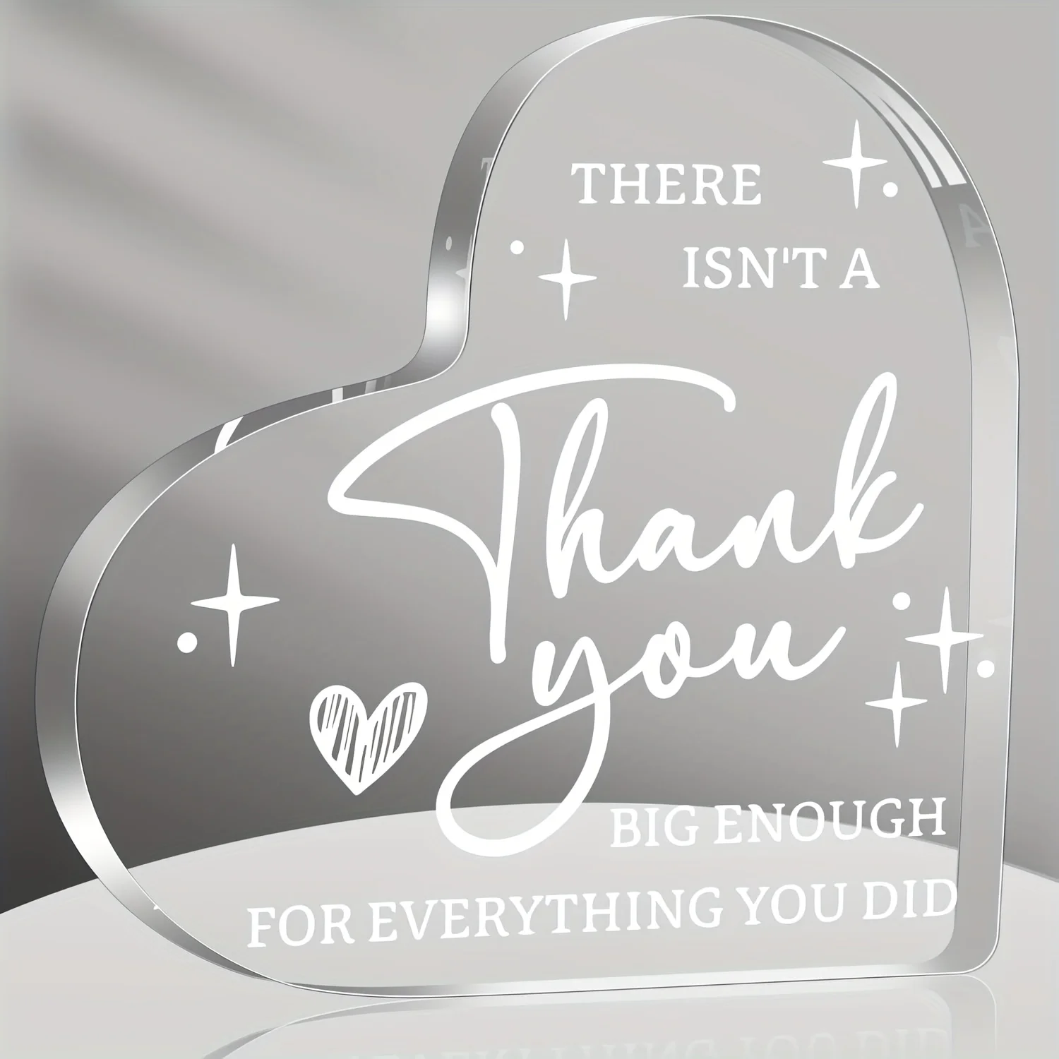 Thank You Acrylic Plaque Teacher Valentines Day Gifts Teacher Appreciation Gifts, Cool Gifts for Coworkers Women Teacher Mom