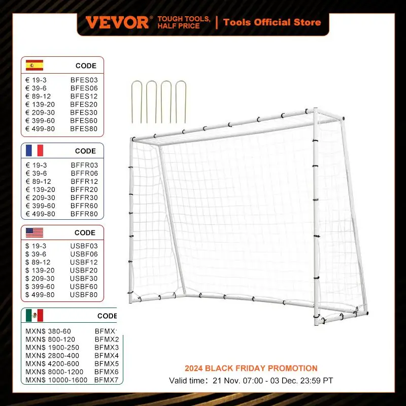 VEVOR Soccer Rebound Trainer Iron Soccer Training Equipment Sports Football Rebounder Wall for Practicing Solo Training Passing