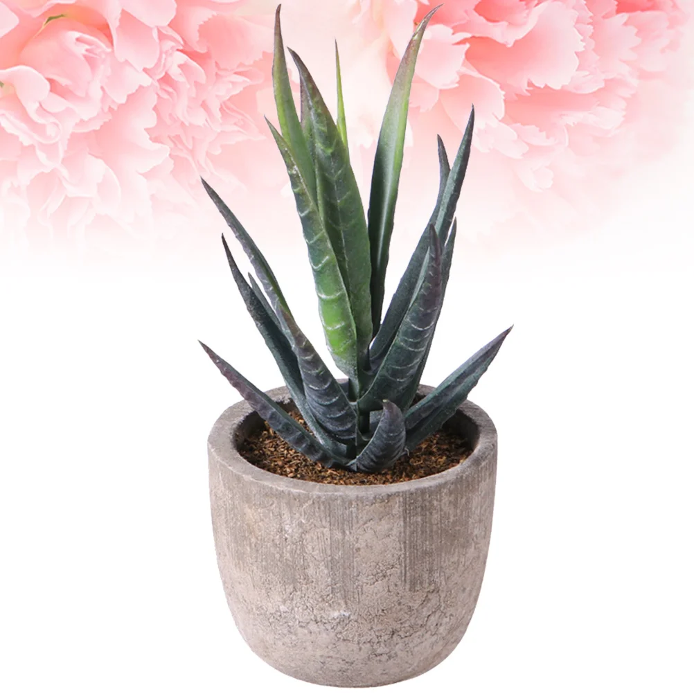 

Dark Green Simulation Succulent Bonsai Artificial Plant Desktop Decoration Home Office Garden Pe Paper Exquisite Gift