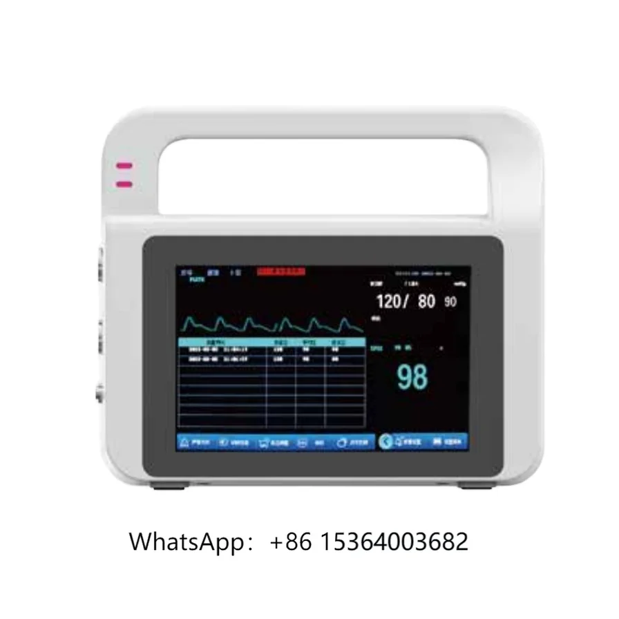 

Veterinary Vital Signs Monitor VE5 Pet Animal SPO2+NIBP+PR Monitor Multi-channel Synchronized ECG Algorithm