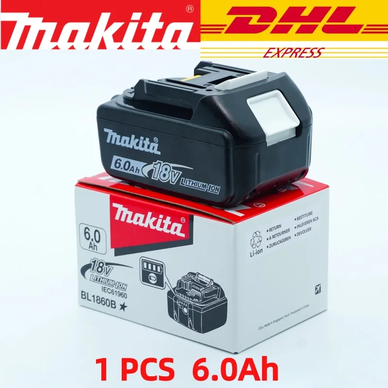 Makita Verbeterde BL1860 Oplaadbare Batterij 18V 6Ah Lithium voor Makita 18V Batterij BL1840 BL1850 BL1830 BL1860B LXT 400