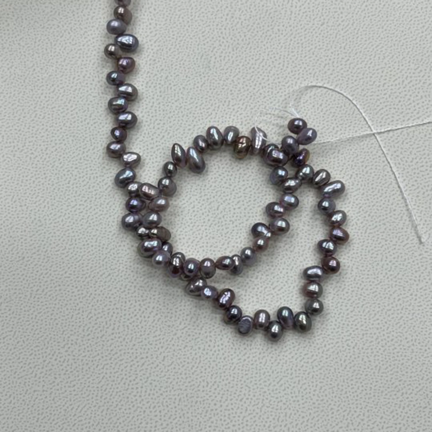 4-5mm Natural Pearl White Orange Purple  Irregular Freshwater Necklace Semi-Finished Baroque DIY Materials  Accessories Jewelry