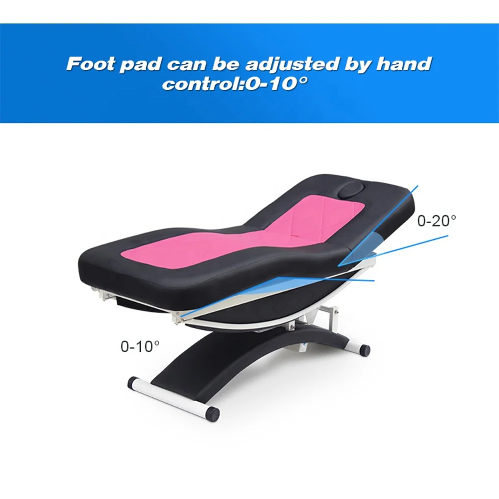 Adjustable Luxury Body Therapy Spa Treatment Salons Cosmetic Eyelash 3 Electric Motor Beauty Facial Bed Massage Table