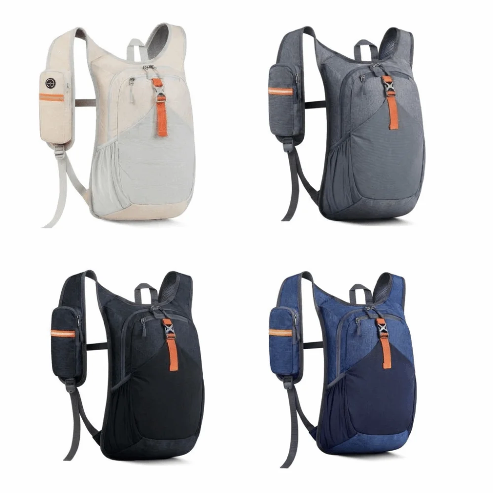 15L Hiking Backpack Lightweight Foldable Small Backpack Multiple Pockets Compact Ultralight Hiking Daypack Outdoor Activities