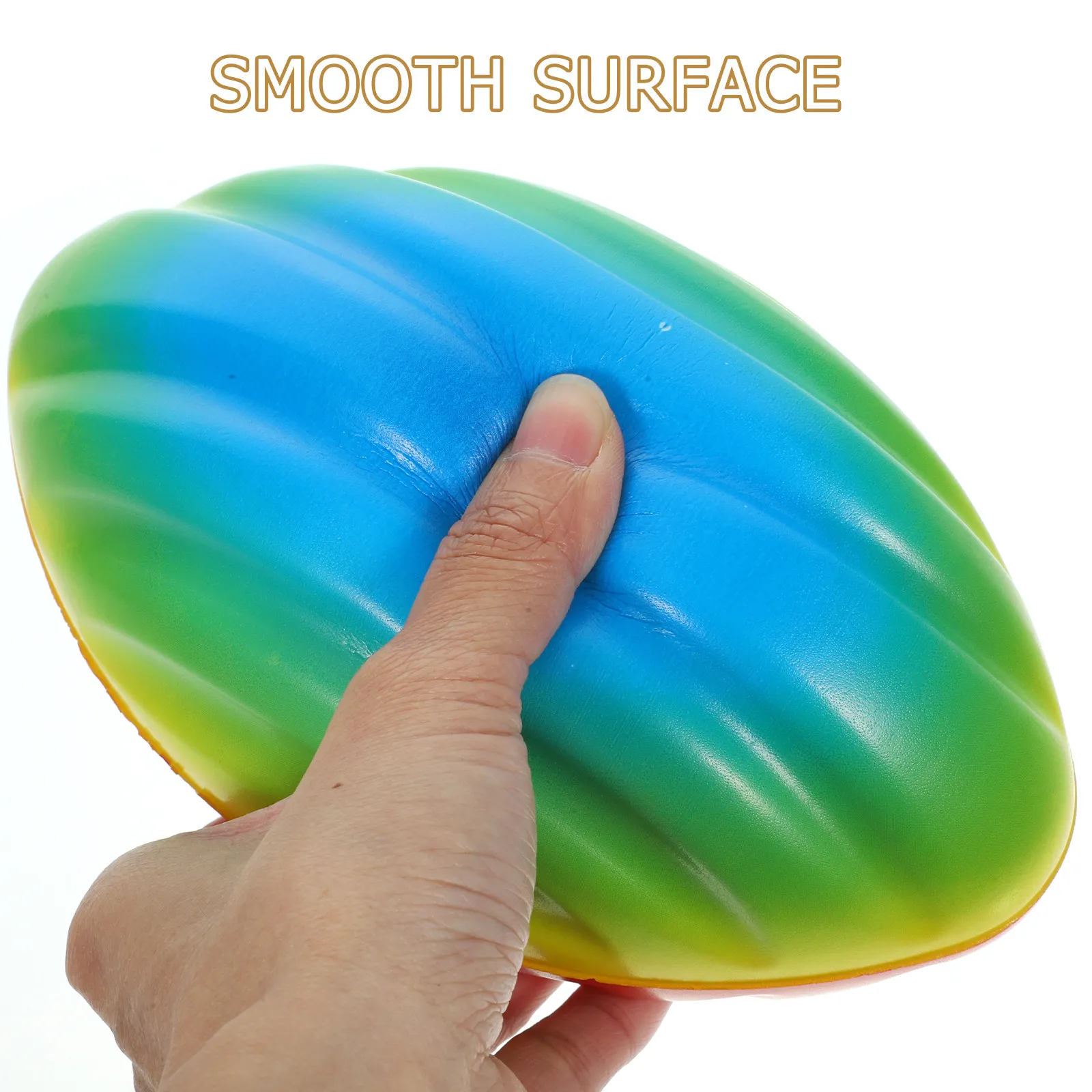 Cup Turner Sponge Flexible Colorful PU Material Easy Use Easy Store Suitable for Steel Glass Ceramic Tumblers Rugby Shape Insert