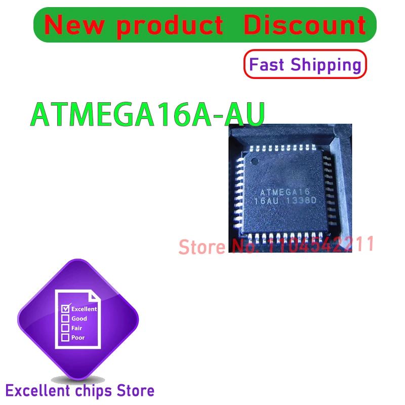 ATMEGA16A-AU 1PCS~100PCS/LOT  ATMEGA16A ATMEGA16 QFP
