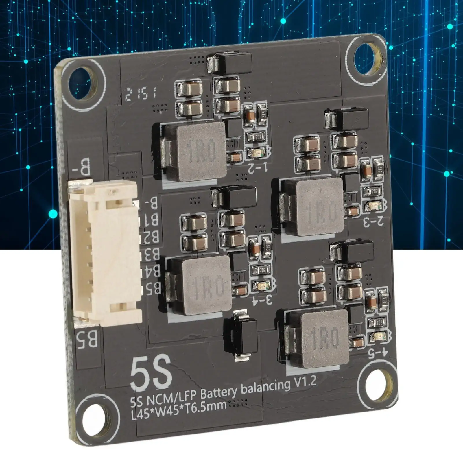 5S Inductive Active Battery Equalizer with Cable for ternary Lithium Iron - Voltage Balancer & Stabilizer