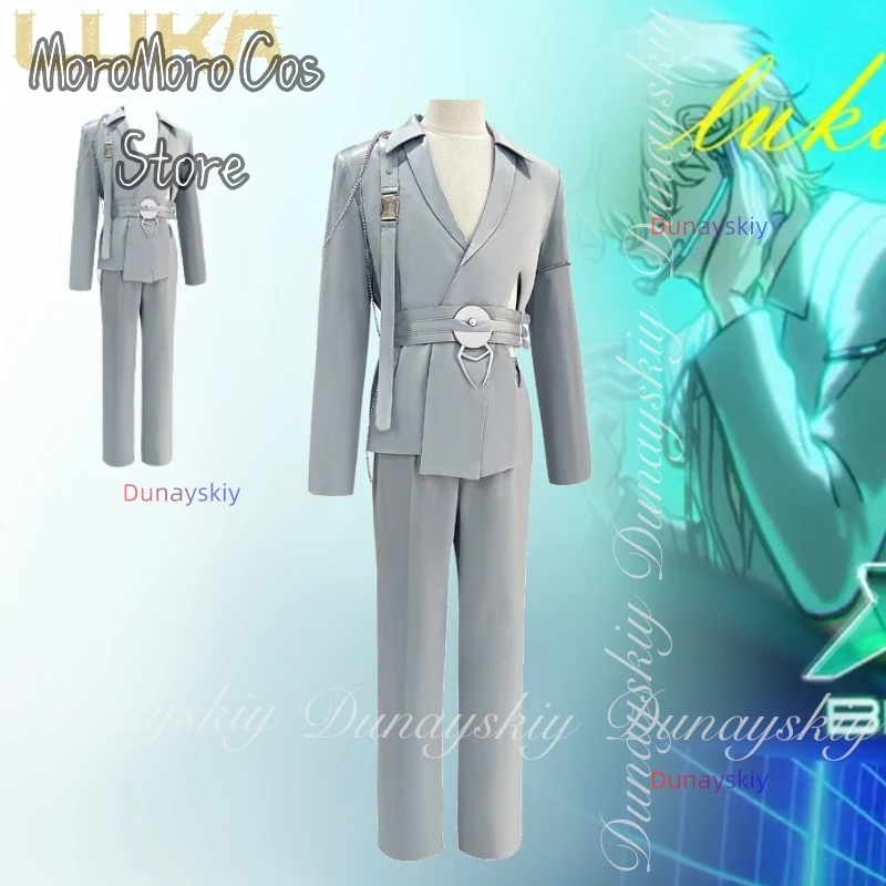 

ALIEN STAGE Аниме Лука 코스프레 Round7 Stage With The Silver Костюм специальной формы с платиновым париком 코스프레 Костюм Все комплекты