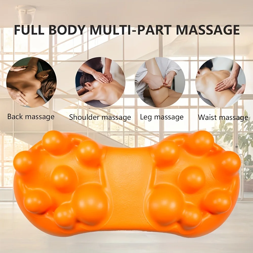 

1pc Full-Body Myofascial Release Massage Roller Sciatica Relief - Deep Tissue Relax with 14 Trigger Points for Glutes