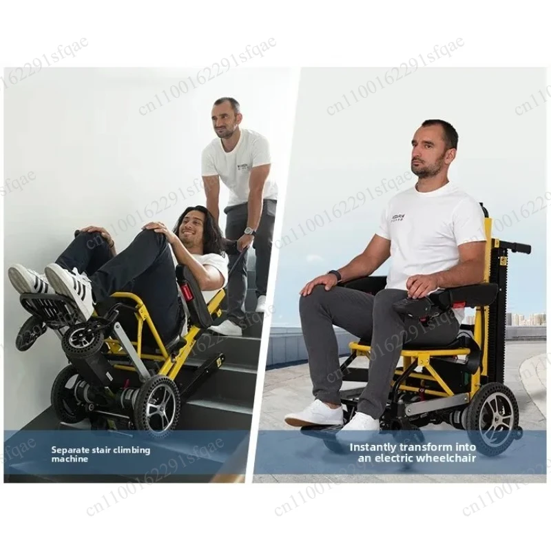 Household Crawler Foldable Stair Climbing Machine  Popular Electric Stair Climbing Wheelchair, Automatic Stair Climbing Car