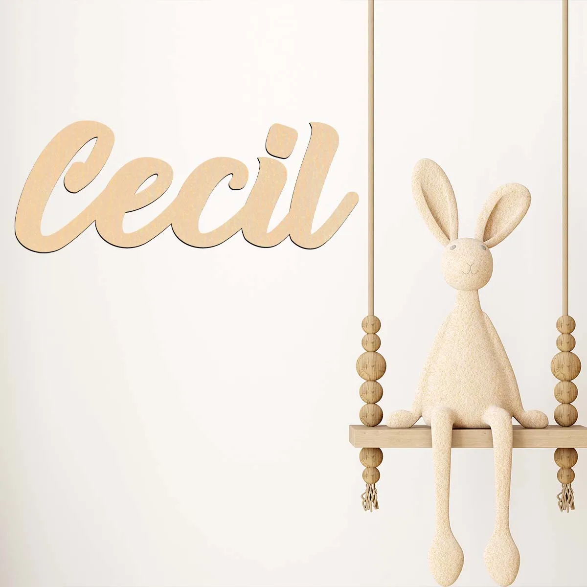 1 interesting personalized solid wood name tag Customized letters for baby room walls Customizable lover's name, copywriting, e