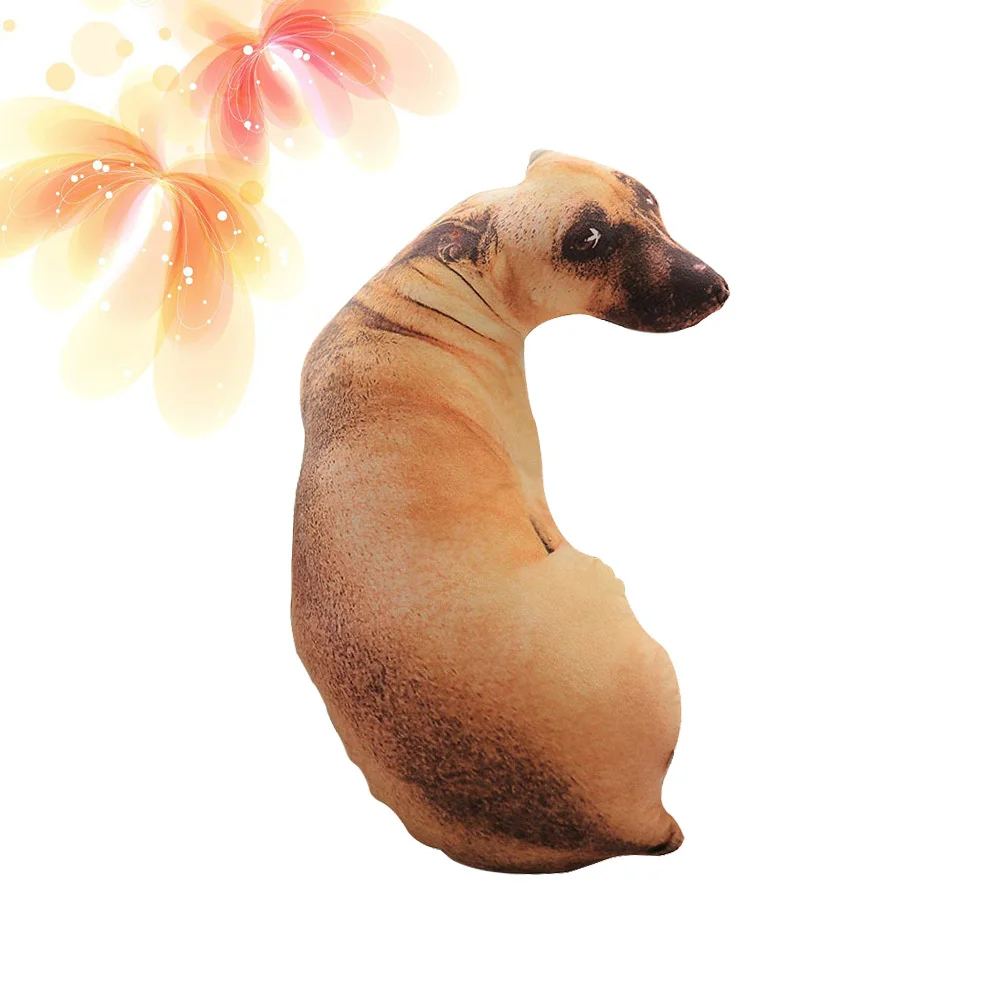 

1pc 50Cm Simulation Dog Pillow 3D Soft Cushion For Sofa Bed Car Home Decor Gift Kids Adults Pp Cotton Filled