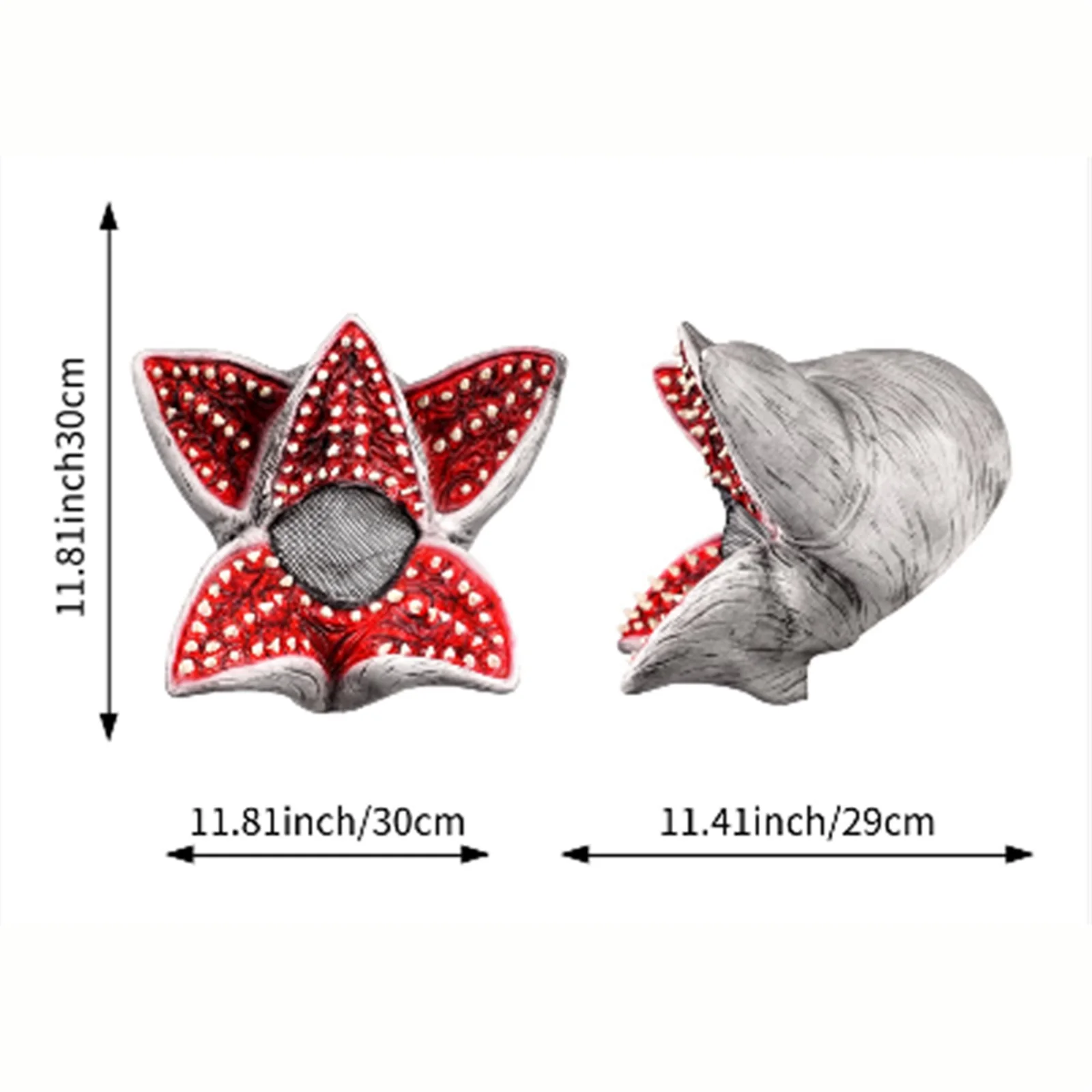 قناع كرنفال ديموجورجون مونستر - هيكل من اللاتكس الفاخر مع تفاصيل نباتية أصلية، مثالي للحفلات التنكرية والهالوين