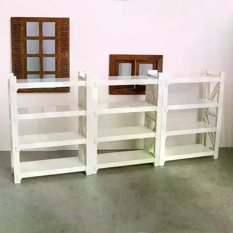 1/12 maison de poupée Simulation étagères de rangement entrepôt supports modèle maison de poupée Mini meubles décoration maison de poupées accessoires