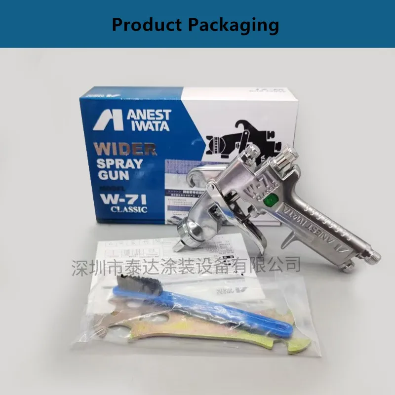 Pistol Semprot Iwata Lebih Luas-71 Pistol Semprot Lebar Semprotan Furnitur Primer Perekat Pistol Semprot Cat Lateks