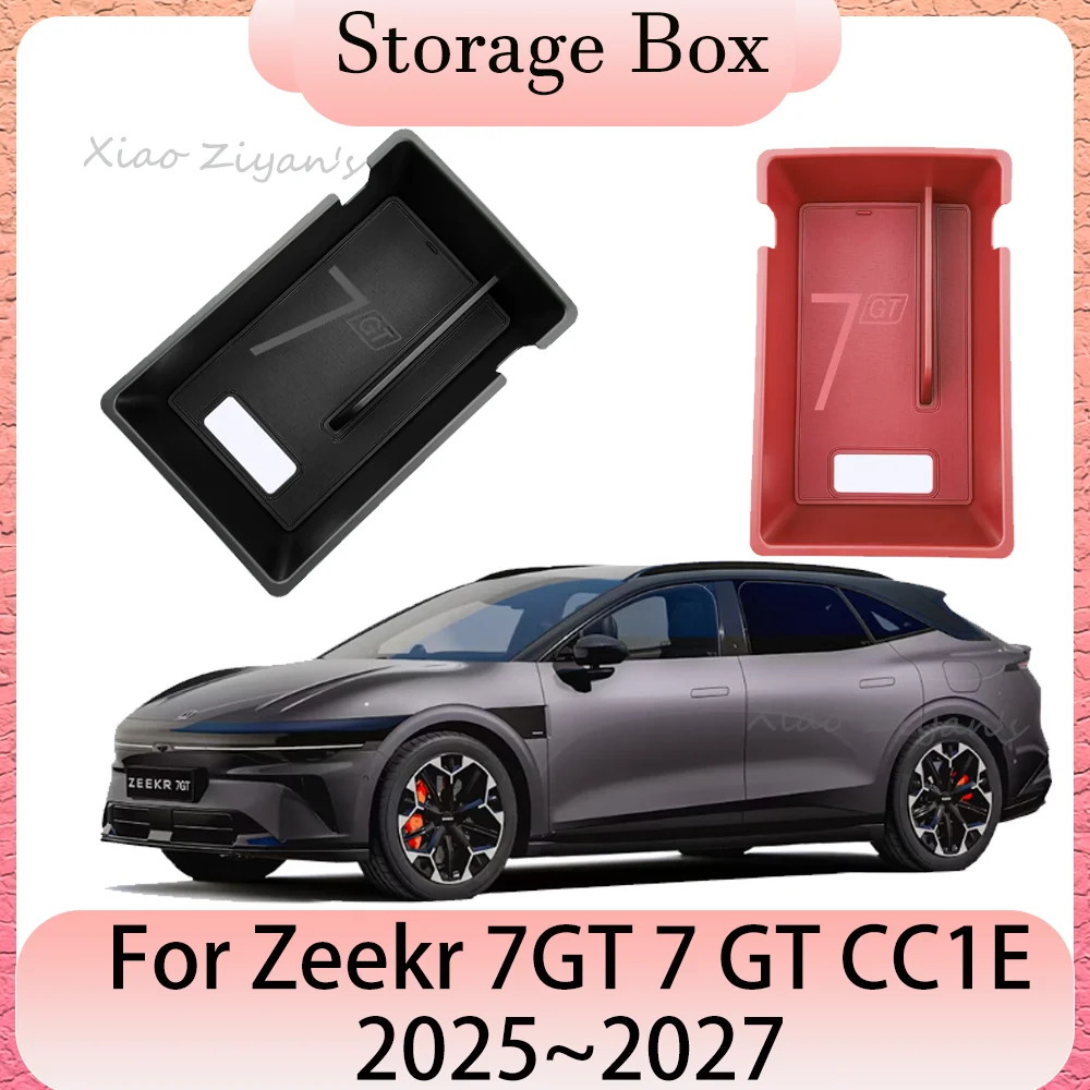 Aufbewahrungsbox für Zeekr 7GT 7 GT CC1E 2025~2027 2026 Auto-Armlehnenbox Multifunktionale Organisationsbox Innenraum-Zubehör