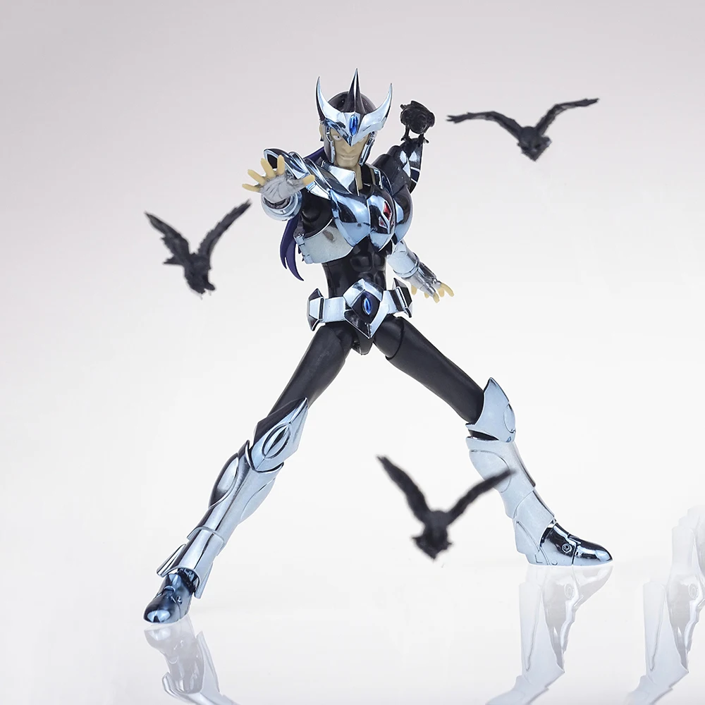 CS Model Saint Seiya Myth Cloth EX Crow Jamian Silver Knights of the Zodiac Anime Metal Armor PVC Action Figure