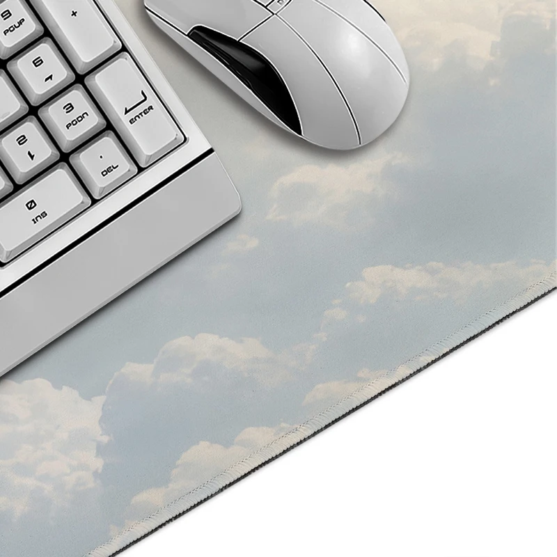 Cloud Sky Mouse Pad Gaming printon demand Large HD Custom Home Mousepad XXL Mouse Mat Carpet Office Soft PC Table Mat