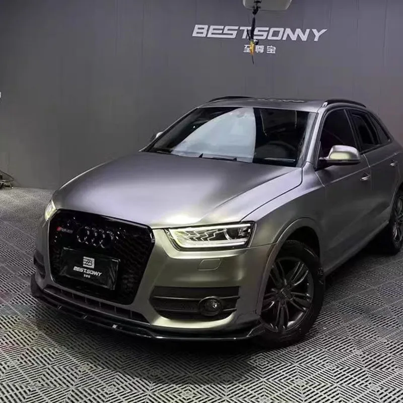 세단 프론트 범퍼 립 턱 스포일러 스플리터 바디킷 아우디 A3 A4 A6 Q3 S3 S4 S6 B6 B7 B8 B8.5 B9 악세사리 (범용) 썸네일 4