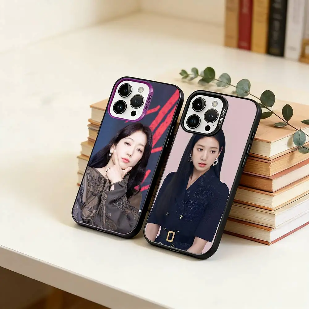 

Actor Park S-Shin-hye Phone Case For iPhone 17,16,15,14,13,12,11 Plus,Pro Max,XS,Colorful Silver Black Cover