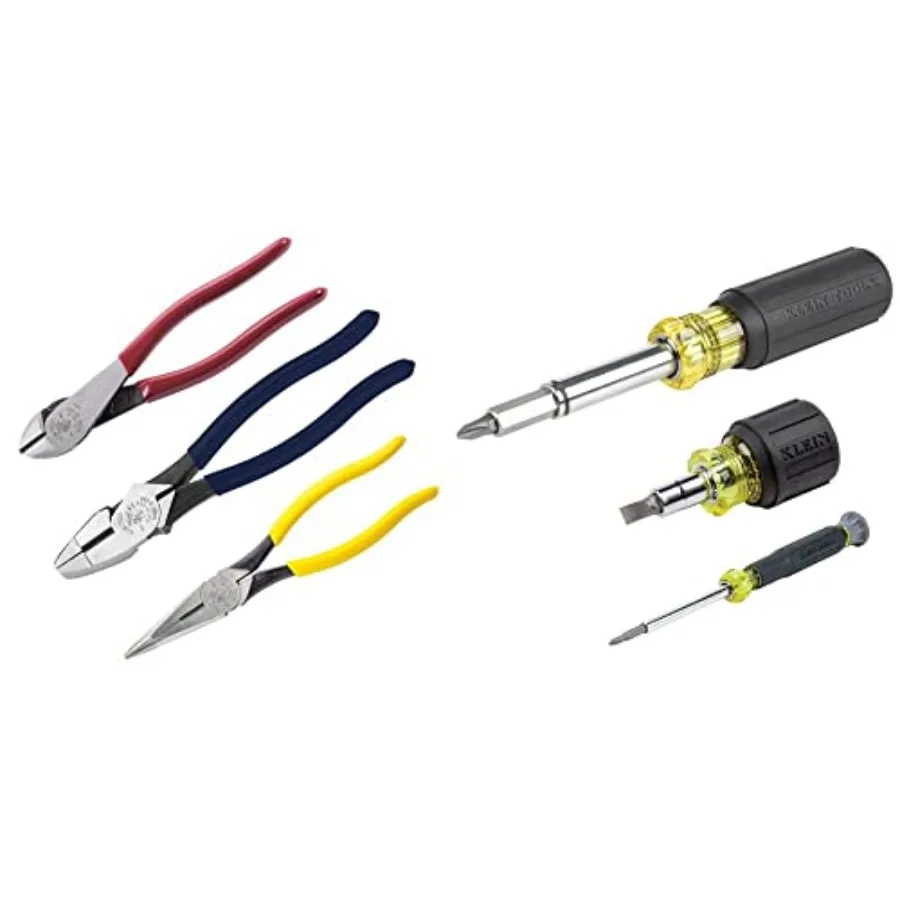 

Pliers Screwdrivers and Electronics Screwdrivers Tool Set 3 Pieces