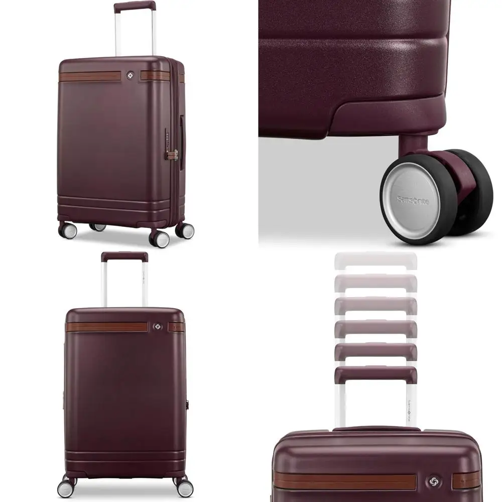 

Airline Approved 21 Inch Hardside Carry-On Luggage with 360° Spinner Wheels and Adjustable Handle - RightHeight™ for Comfortable