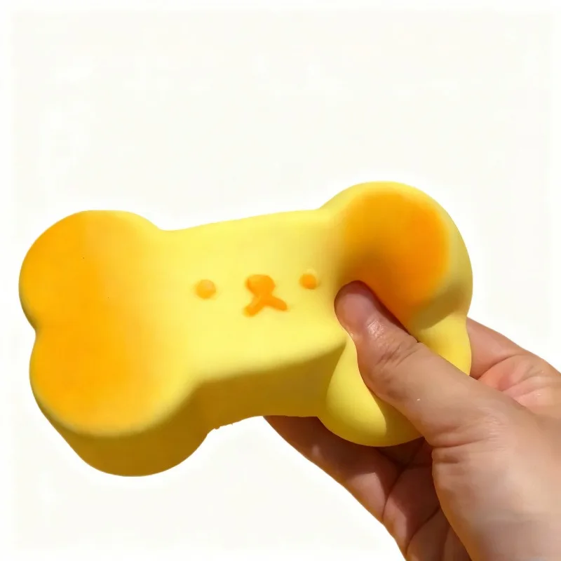 Squishy Dog Bread Squeeze Toy Soft Stress Relief Langsam steigendes sensorisches Zappeln für Angst ADHS Autismus Geschenke für Kinder Erwachsene