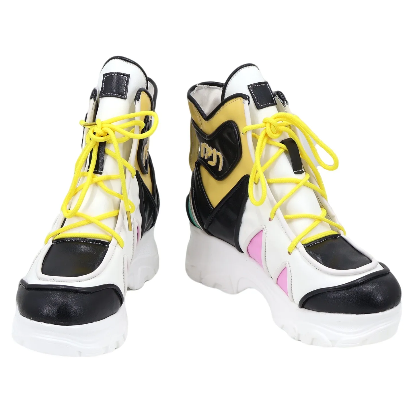 FF14 A2 コスプレ靴 PU レザー靴ハロウィンカーニバルブーツアニメアクセサリーコスプレ小道具カスタムメイド