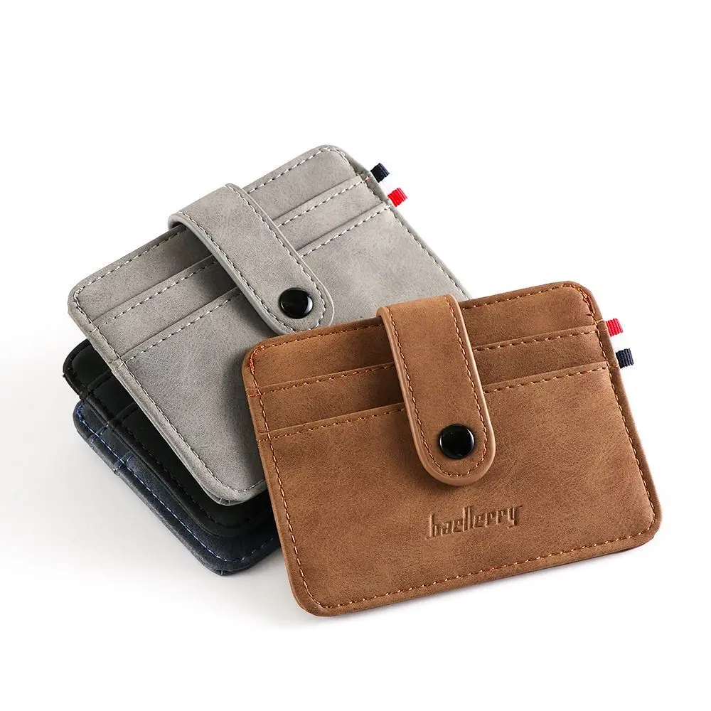 Męskie ze skóry PU ID etui na karty kredytowe portfel moneta torebka moda kobiety elegancka typu Slim pieniądze kieszeń Case multi-card Card Holder