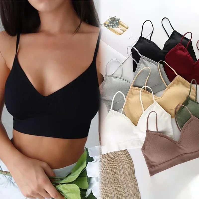 

2025 High Elastic Bra Women Gathering Bralette Push Up Bra Summer Anti-light Wild Bra Tube Top Sexy No Rims Lingerie