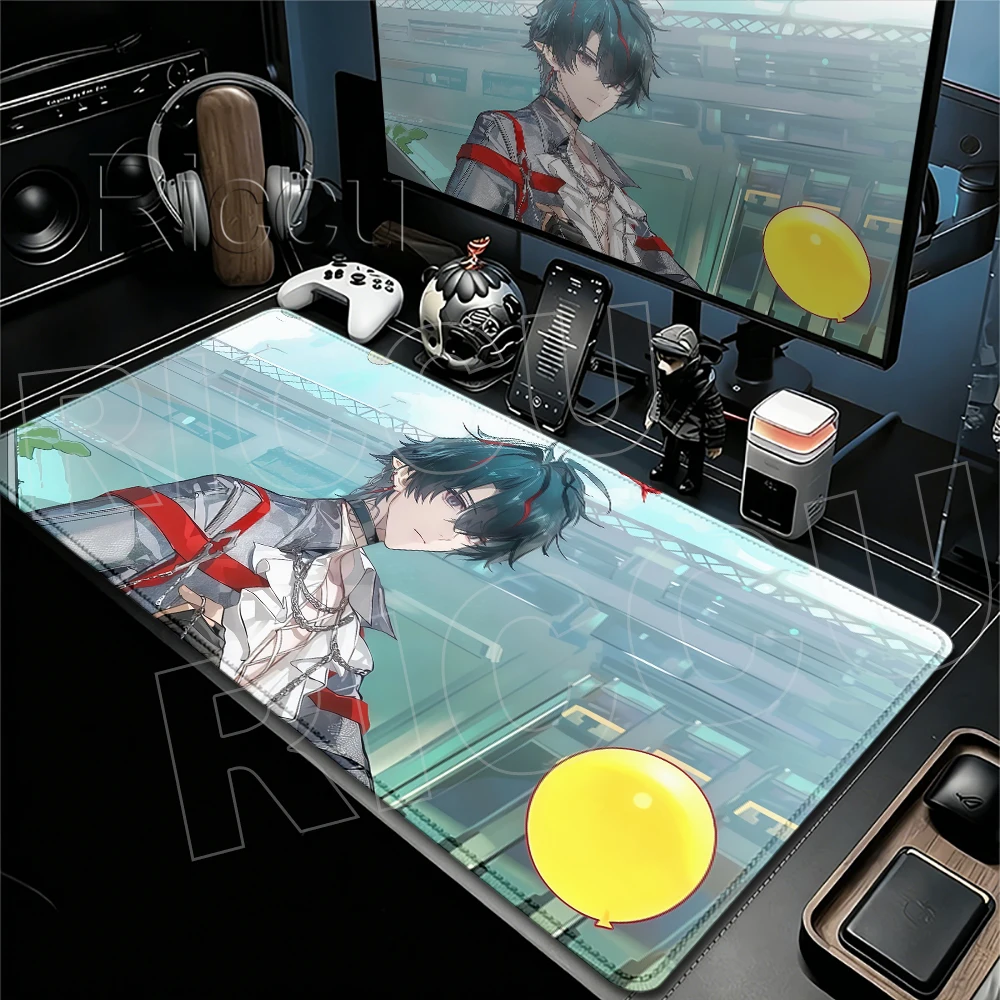 Große Camille Cool Game Arknights Endfield E-Sports-Gaming-Mauspads, rutschfest, waschbar, langlebig, dicke Matte, Spielmatte für Zuhause und Büro – Detail 3