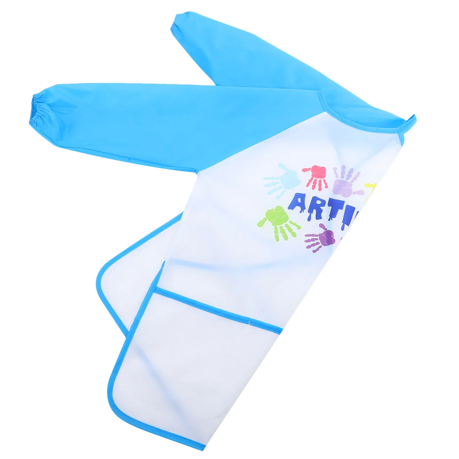 

Детский фартук для рисования, 1 шт., водонепроницаемый, с длинными рукавами, регулируемый, декоративный, для малышей, для рисования и творчества