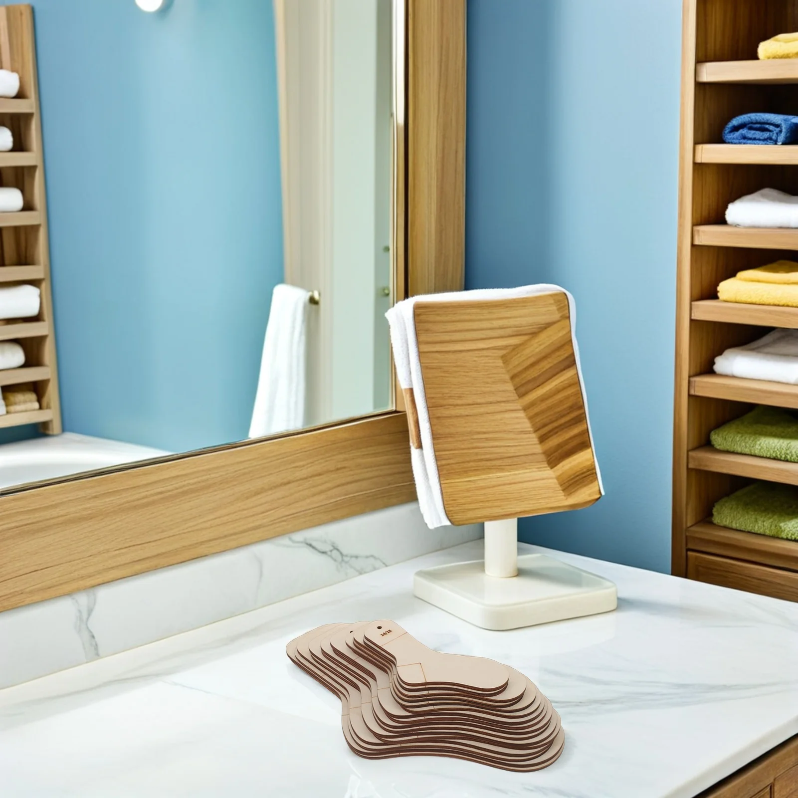 

16pcs Wooden Knitting Tools Natural Wood Sock Blockers For Crochet Stretching Blocking Diy Craft Projects Lightweight Portable