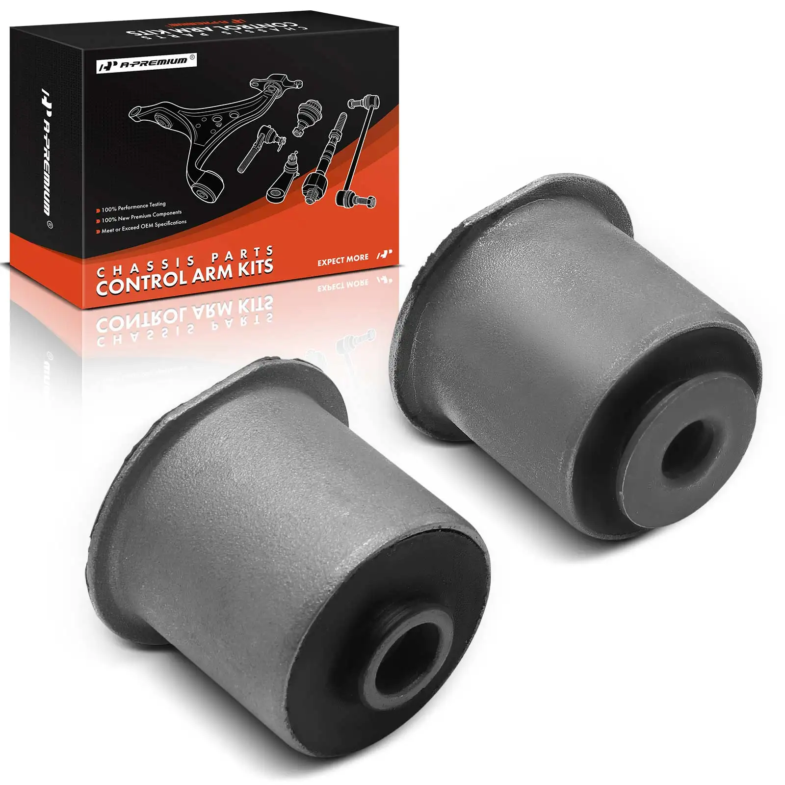 A-Premium 2x Rear Upper To Frame Control Arm Bushings for Jeep Grand Cherokee 2005-2010 Liberty 2008-2010 Dodge Nitro 2007-2010