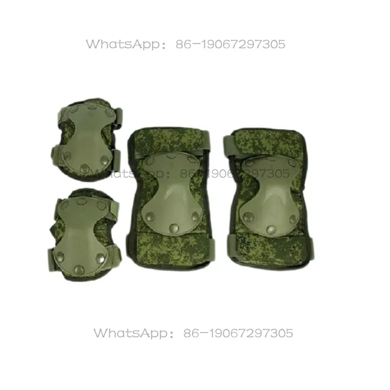 

Outdoor 6B51 Tactical Protective Gear EMR Little Green Man Camouflage Knee and Elbow Pads Military Accessory