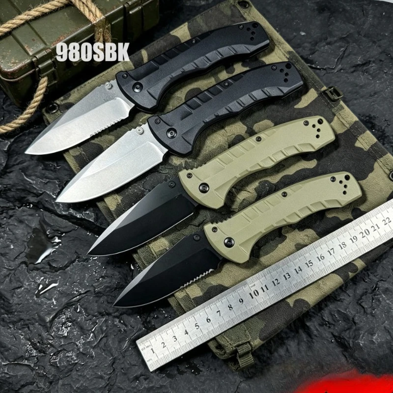 Portable Daily Folding Camping Outdoor Pocket Knife S30V Blade Nylon FiberHandle Hunting Survival Utility Fruit Knives EDC Tools