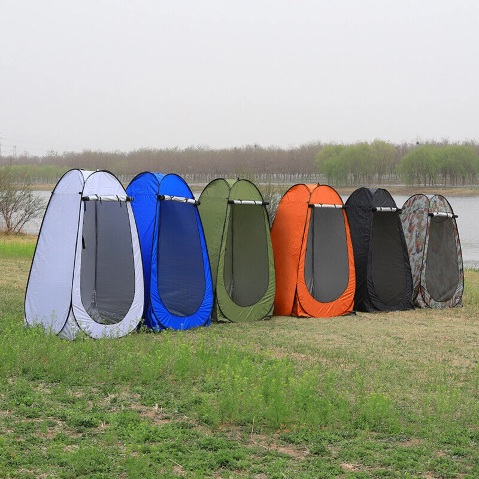 US Pop-up Shower Tent Outdoor Privacy Tent Camping Shower Toilet Multiple Colors -