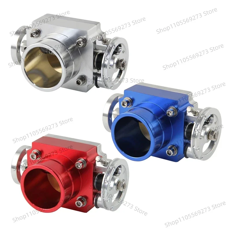 60mm Aluminum Throttle Body Fits For VQ35 Engine Intake Manifold Billet CNC Blue Silver Red