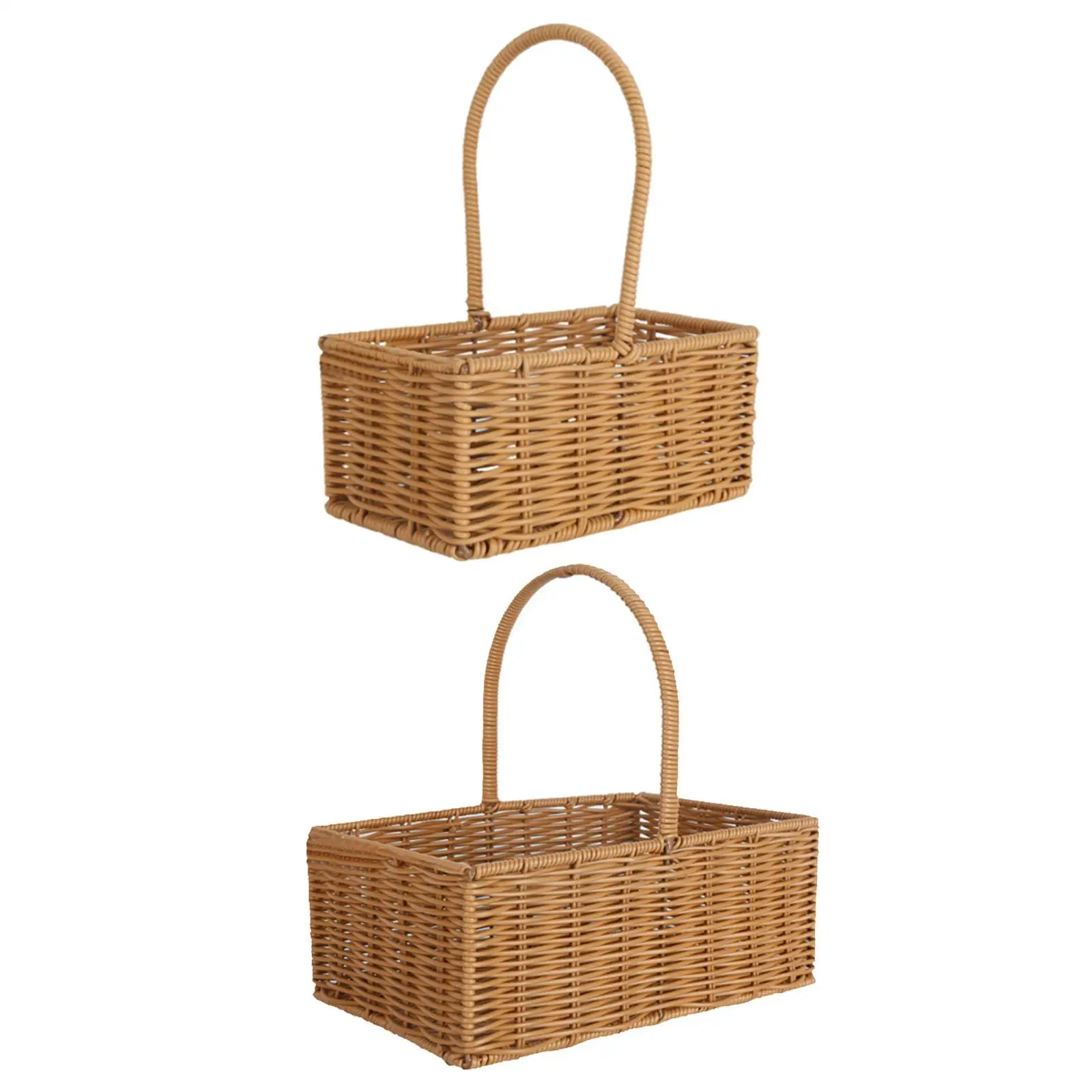 Storage Basket Organizer Basket Storage Bin Portable Snacks Box Fruit Basket