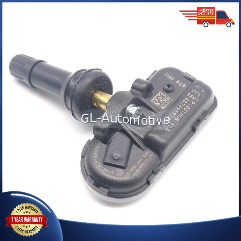 1/4PCS 434MHZ TPMS Tire Pressure Sensor For Jeep Cherokee Ram 1500 2500 3500 Cargo Van 68157568AA 68249197AA