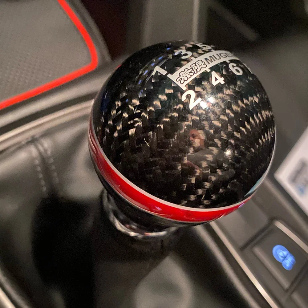 jdm  Carbon Fiber Gear Shift Knob 6 Speed for CIVIC TYPE R FK2 RSX CRZ ACCORD