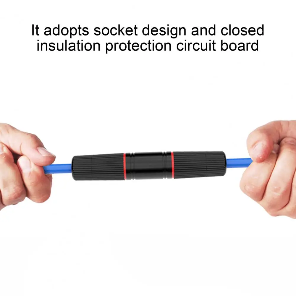 Network Connector Gold-plated Plug Play Waterproof Female to Female RJ45 LAN Splitter Adapter for Outdoor