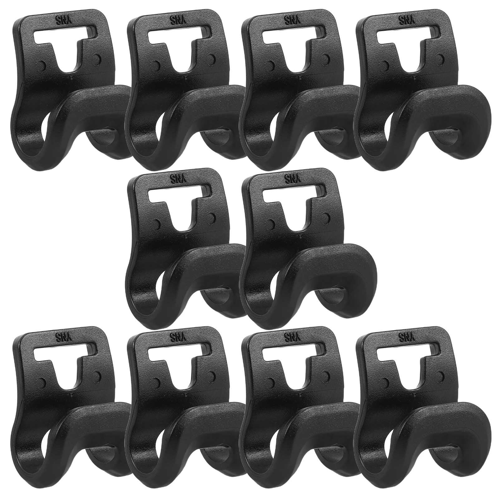 

10 PCS Plastic Tent Hook Hooks Camping Awning Hanger Lantern Pole Accessory Clip Accessories