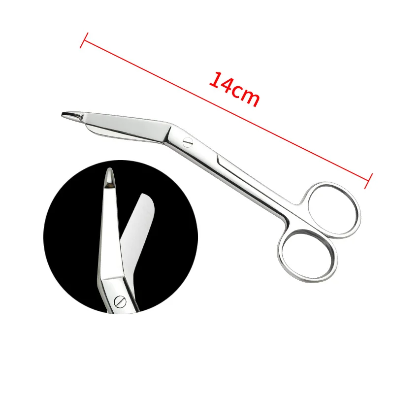 

1pcs Medical Stainless Steel Gauze Scissors Dressing Bandage Scissors