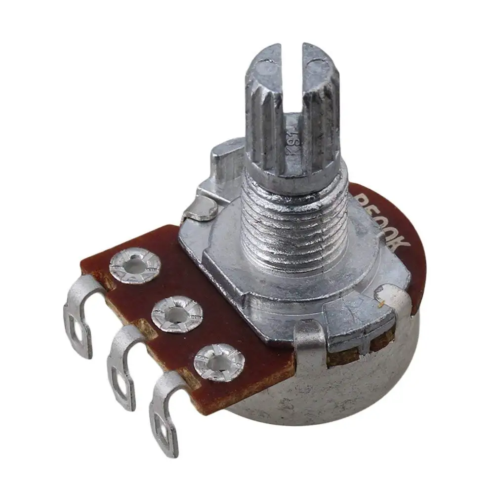 10PCS B500k 16mm Base 15mm Shaft Electric Guitar Volume Potentiometer